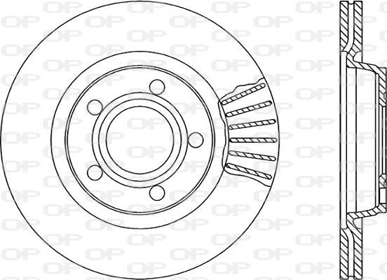 OPEN PARTS Тормозной диск BDR1731.20